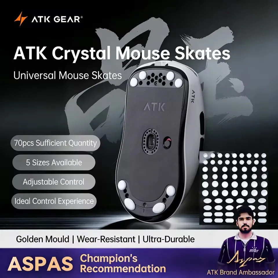 ATK Crystal Jade Mouse Skates  - огляд і ціна Esports Gaming Pcs