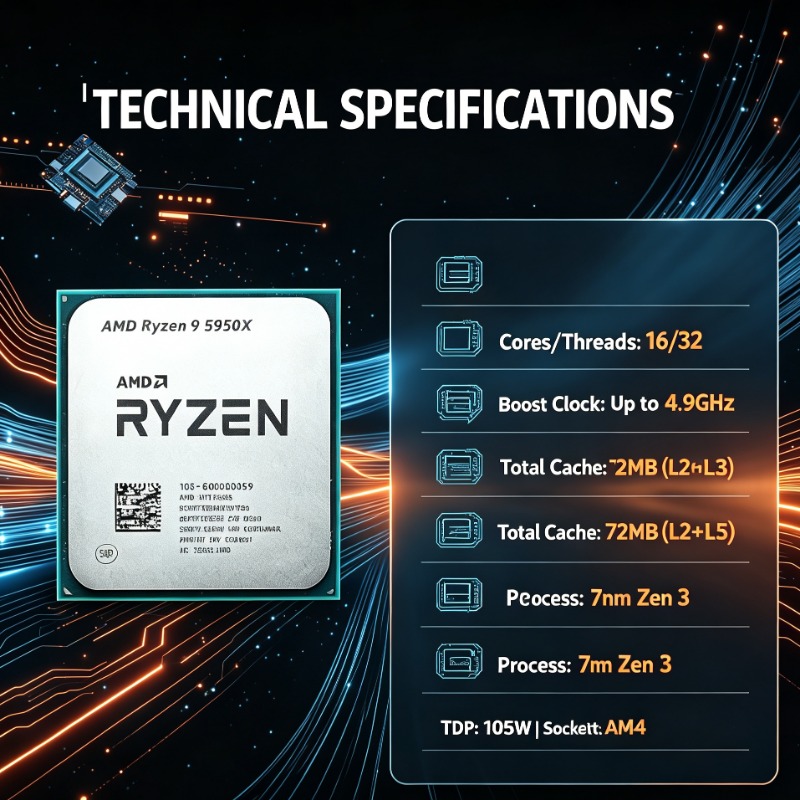 16-Core Desktop CPU AMD Ryzen  - огляд і ціна Amd Cpu Ryzen 9